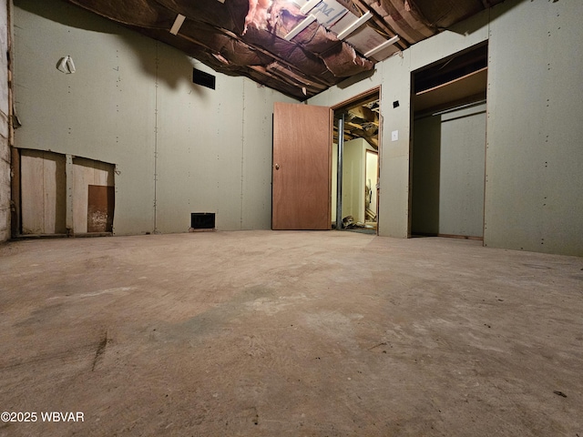 399 Sholder Rd, Williamsport, PA 17701 - view of unfinished below grade area