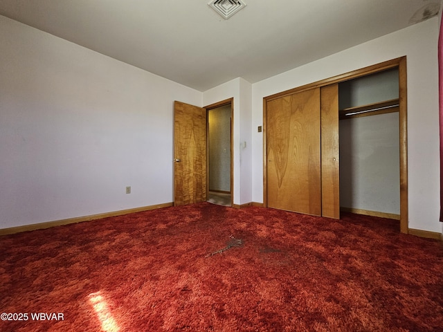 399 Sholder Rd, Williamsport, PA 17701 - unfurnished bedroom with carpet, a closet, and baseboards