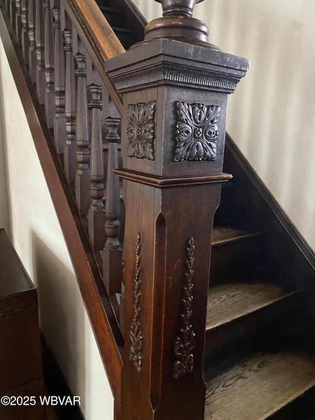 view of staircase