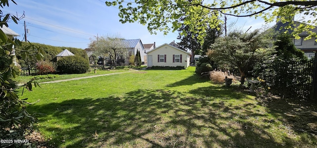 view of yard