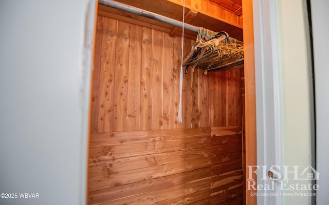 view of closet