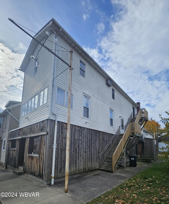 view of back of property