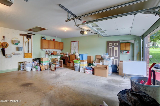 43 Hillcrest Ln, Williamsport, PA 17701 - garage featuring a garage door opener