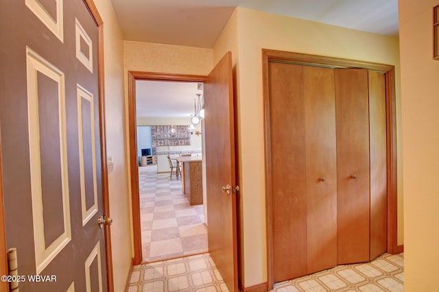 43 Hillcrest Ln, Williamsport, PA 17701 - hallway featuring light floors