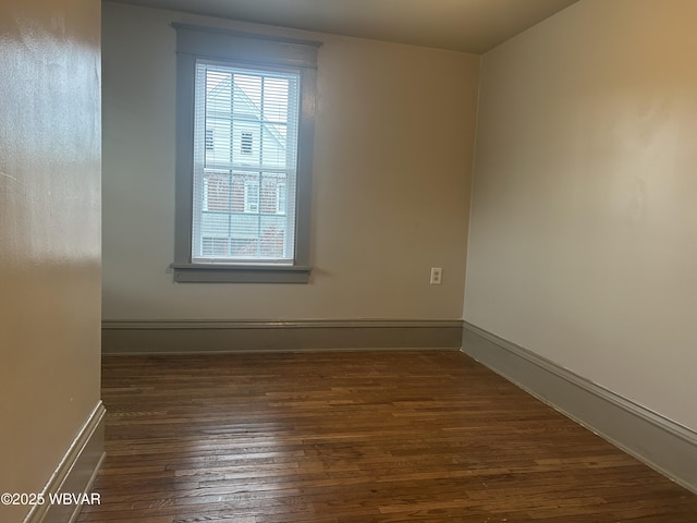 2401 Linn St, Williamsport, PA 17701 - empty room with baseboards and wood-type flooring