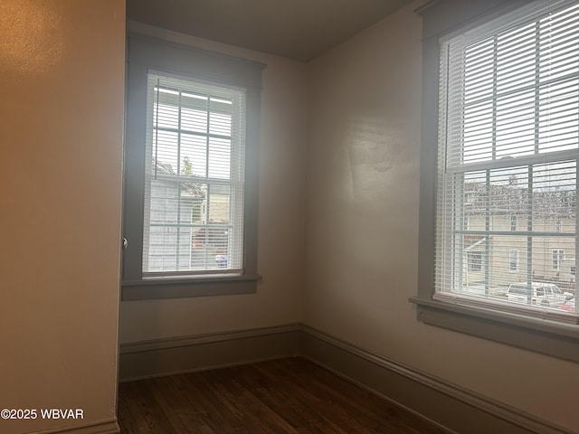 2401 Linn St, Williamsport, PA 17701 - unfurnished room featuring a wealth of natural light and dark wood-style flooring
