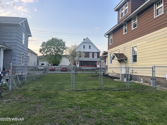 2401 Linn St, Williamsport, PA 17701 - view of yard featuring central AC unit and fence