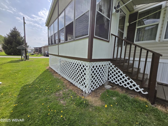 140 Bittners Park Rd, Trout Run, PA 17771 - view of side of home featuring a yard