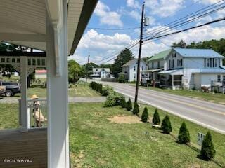 view of street with a residential view