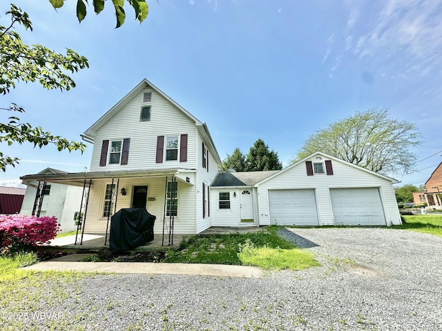 117 Kendall Ave, Jersey Shore, PA 17740 - view of front of house featuring a porch and a garage