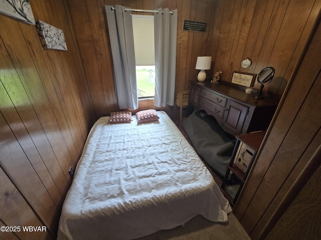 446 State St, Jersey Shore, PA 17740 - bedroom featuring wooden walls