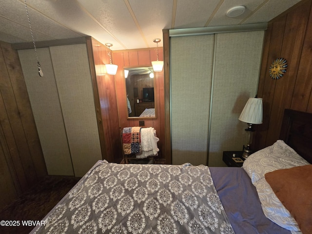 446 State St, Jersey Shore, PA 17740 - bedroom with wood walls