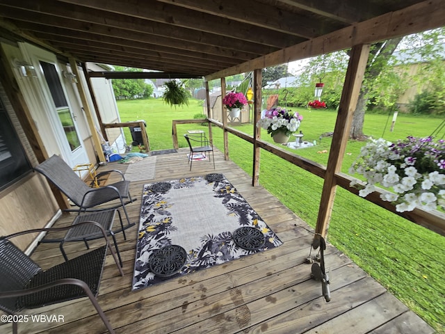 446 State St, Jersey Shore, PA 17740 - deck featuring a yard