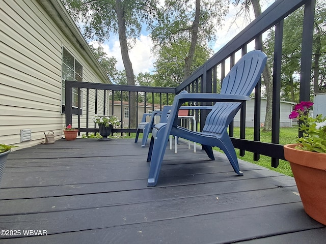 442 Mcelhattan Dr, Lock Haven, PA 17745 - view of wooden deck
