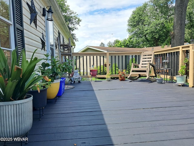 442 Mcelhattan Dr, Lock Haven, PA 17745 - view of wooden deck