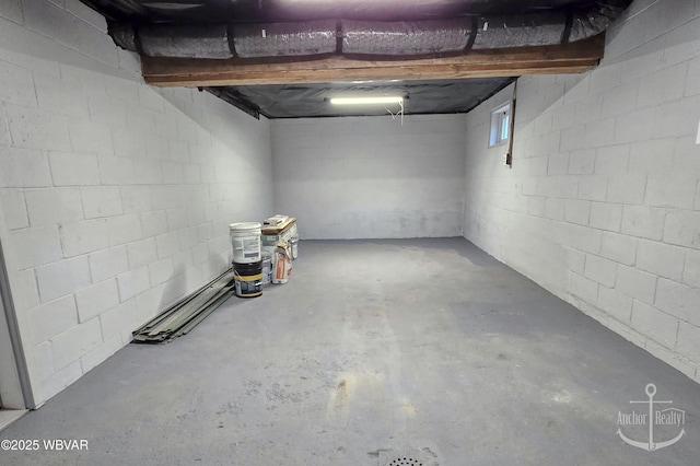 77 Yost Rd, Mill Hall, PA 17751 - unfinished below grade area with concrete block wall