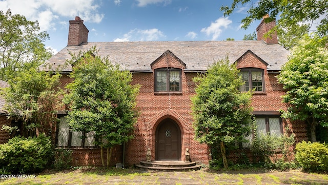 view of english style home