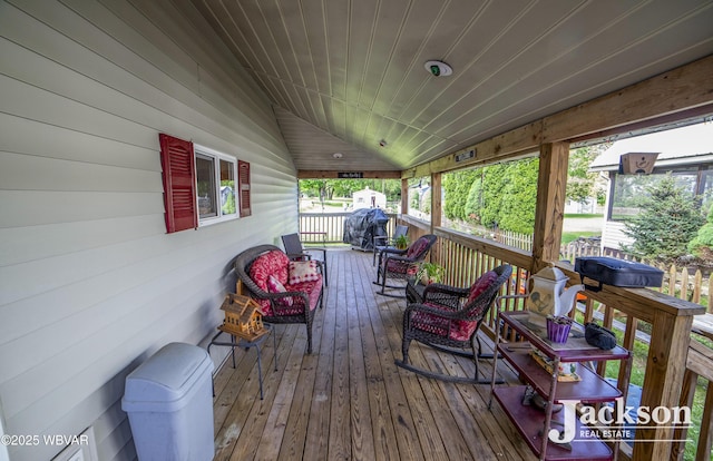 232 Nelson St, Jersey Shore, PA 17740 - wooden terrace with outdoor lounge area