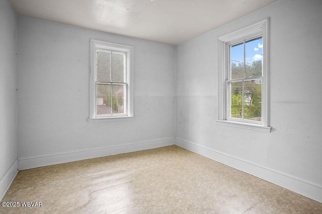 152 Carpenter St, Dushore, PA 18614 - spare room featuring baseboards