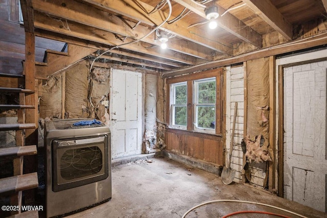 152 Carpenter St, Dushore, PA 18614 - basement featuring washer / dryer