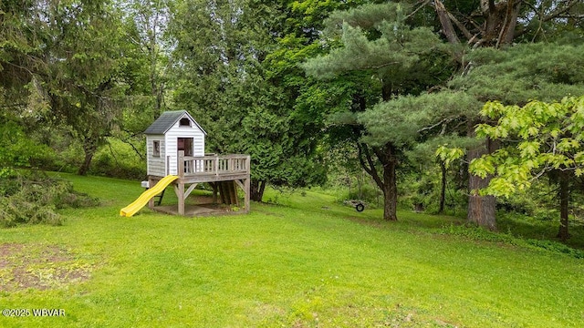 152 Carpenter St, Dushore, PA 18614 - view of grassy yard with a playground