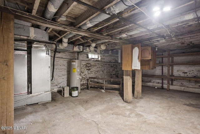 152 Carpenter St, Dushore, PA 18614 - below grade area featuring water heater