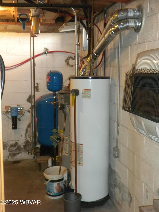 utilities with gas water heater