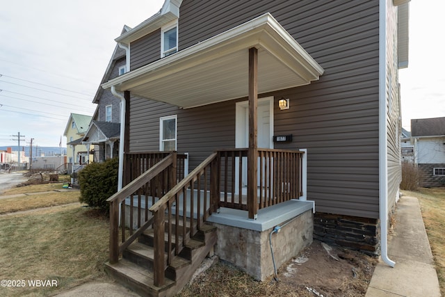 view of entrance to property