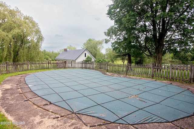 320 Carpenters Ln, Pennsdale, PA 17756 - view of pool featuring a fenced backyard and a patio area