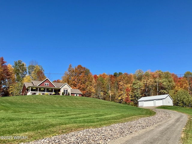 exterior space with driveway