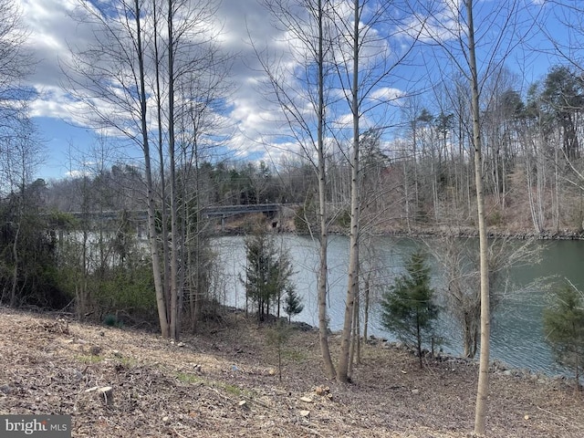 view of property view of water