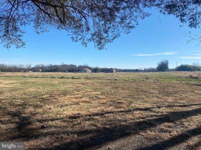 view of landscape featuring a rural view