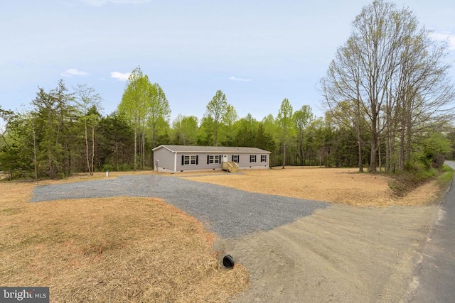 view of front of property