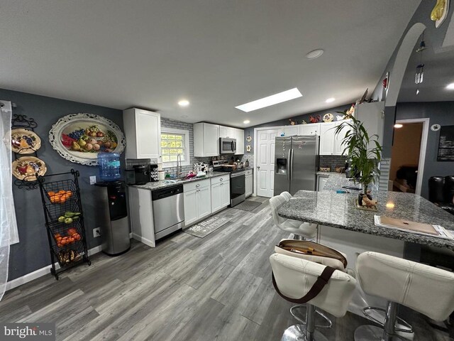 living room featuring hardwood / wood-style floors