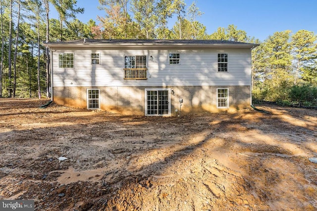 view of back of property