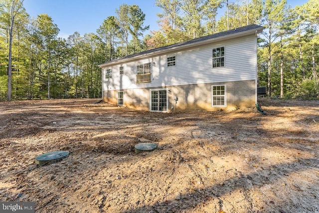 view of back of property