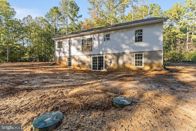 view of back of property