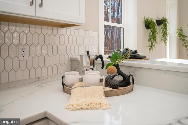 room details with white cabinetry