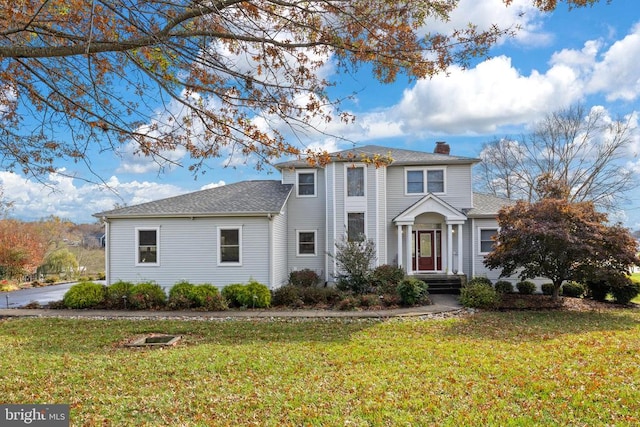 front of property featuring a front yard