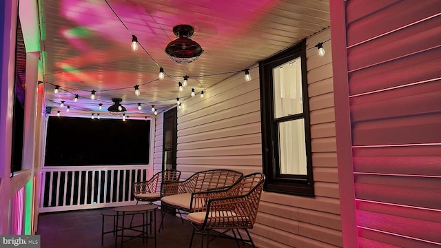 view of patio / terrace with a porch