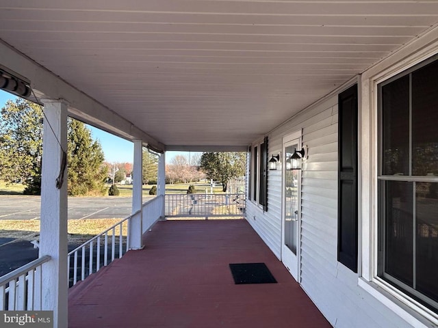 view of patio / terrace with a porch