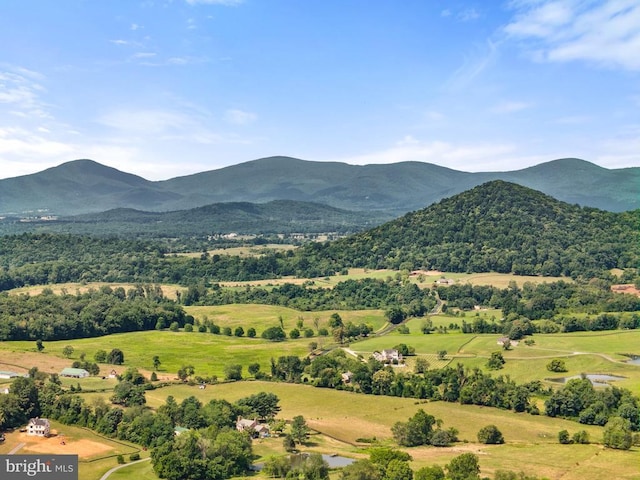 view of mountain feature