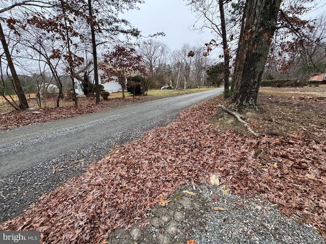 view of road