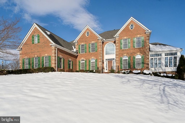 view of colonial inspired home