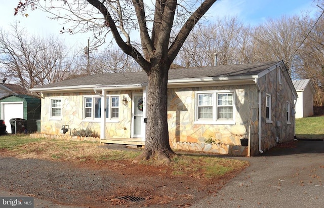 view of bungalow-style house