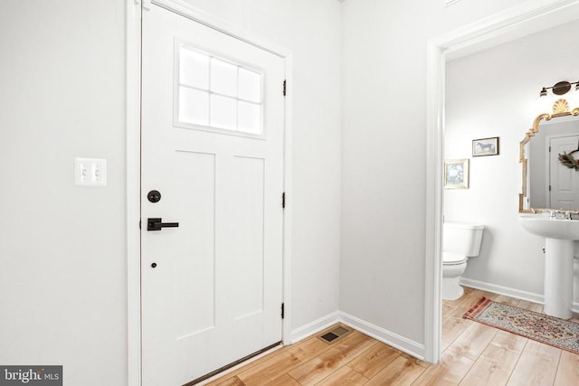 view of entrance foyer