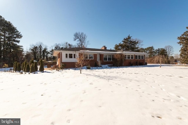 view of ranch-style home