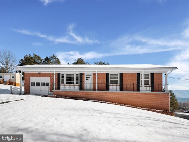 ranch-style house with a garage