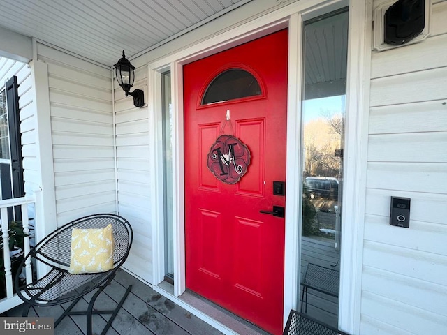 view of entrance to property