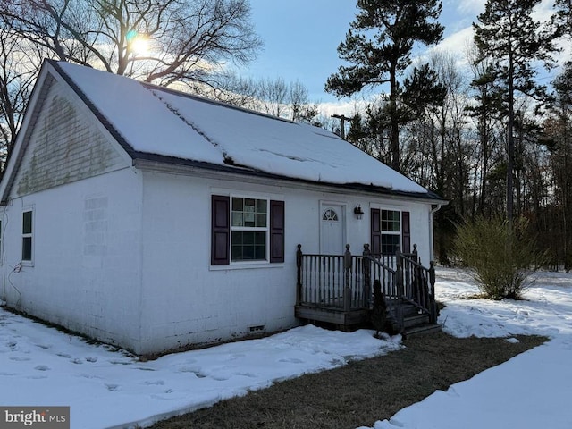 view of bungalow-style house